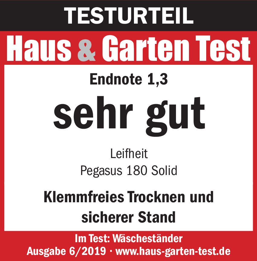 Ein Magazin-Cover mit Text und dem Satz 'sehr gut' mit der Note 1,3.