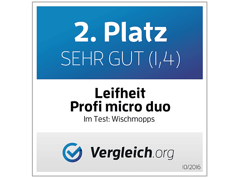 Leifheit Bodenwischer Profi XL micro duo Telescope (55049) Bodenwischer — Foto 2 von 2