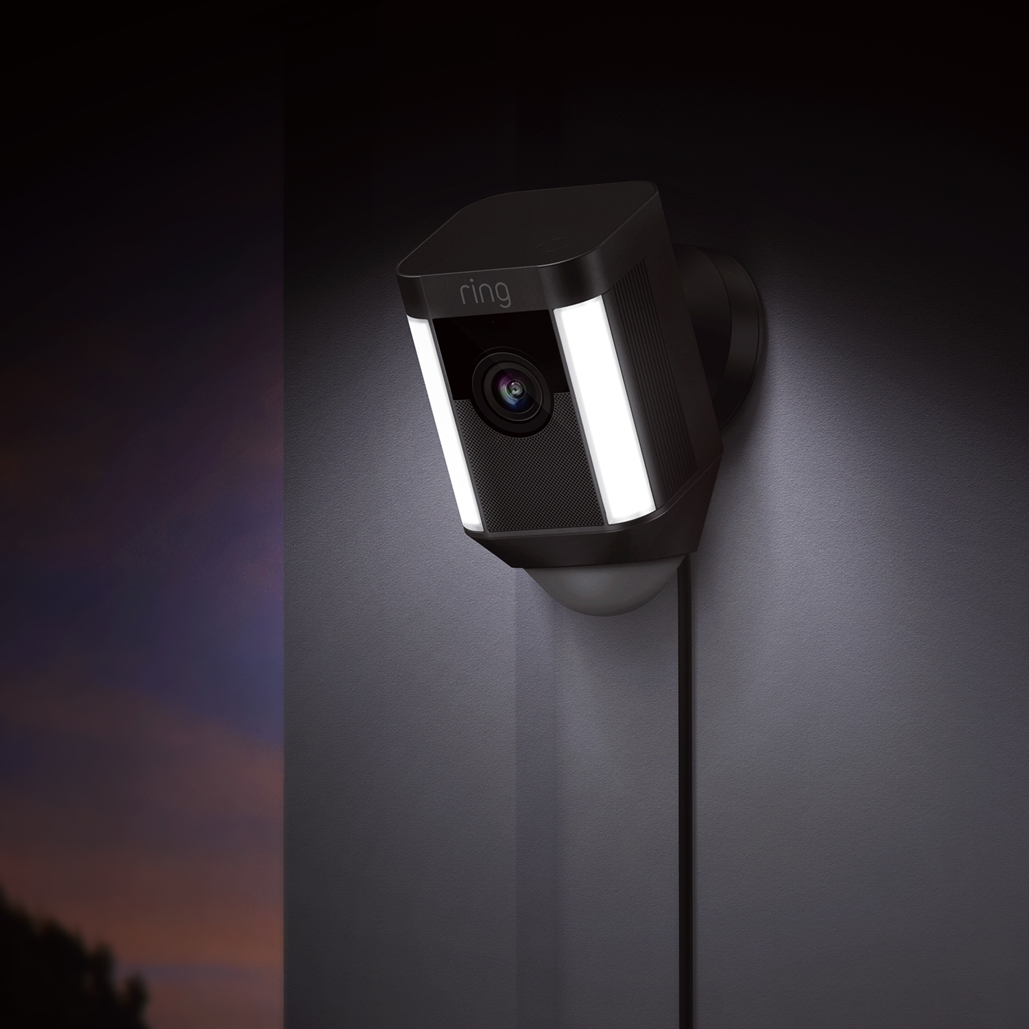 RING Spotlight Cam Bedraad Zwart
