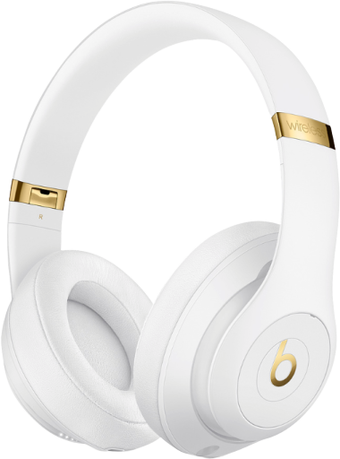 BEATS BY DR DRE Bluetooth Kopfhörer Studio3 Wireless mit Adaptive Noise-Cancelling (Pure ANC), weiß