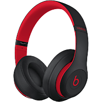 BEATS BY DR DRE Bluetooth Kopfhörer Studio3 Wireless mit Adaptive Noise-Cancelling, schwarz/rot