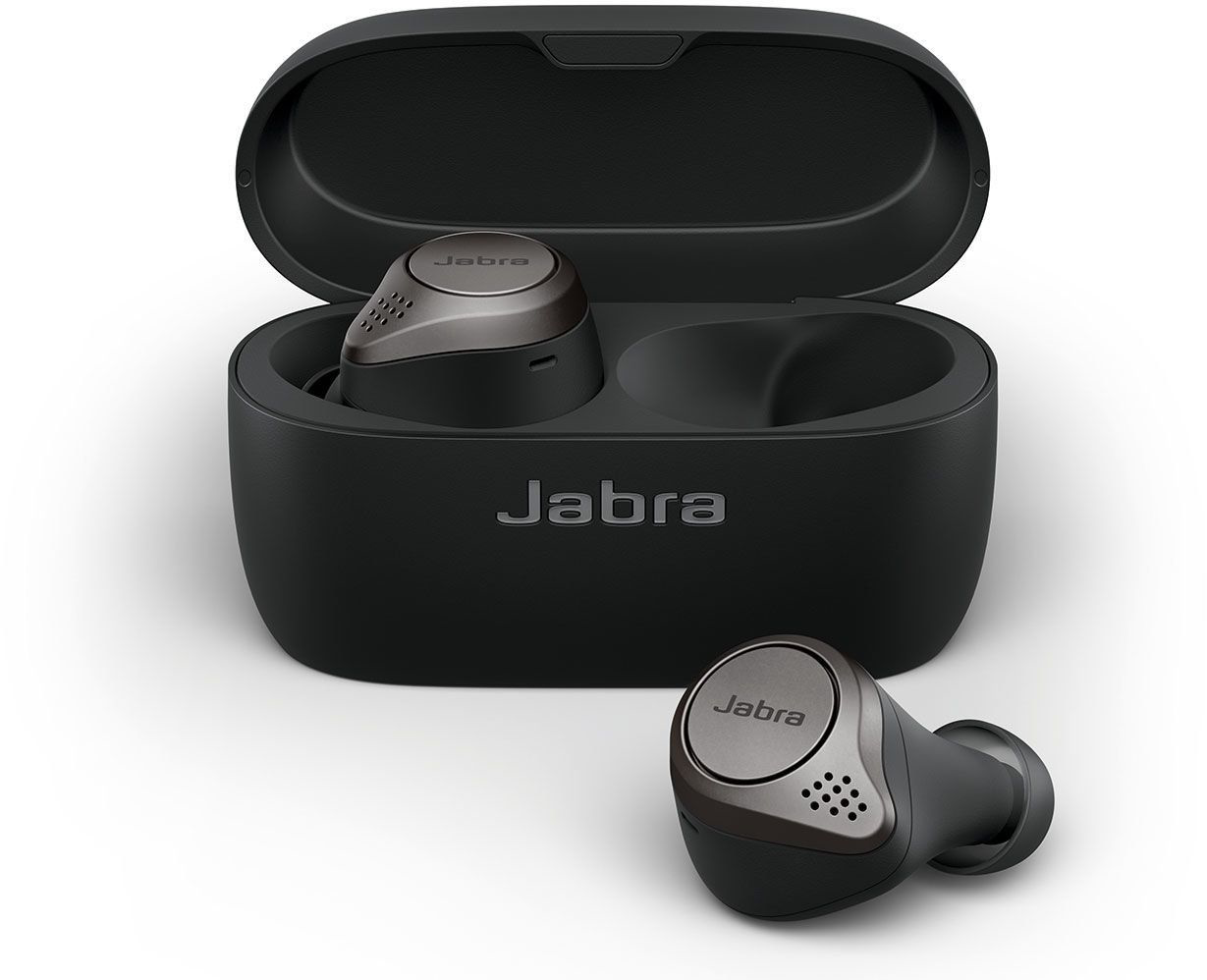 JABRA Elite 75T vezeték nélküli fülhallgató, Titanium Black (187138)