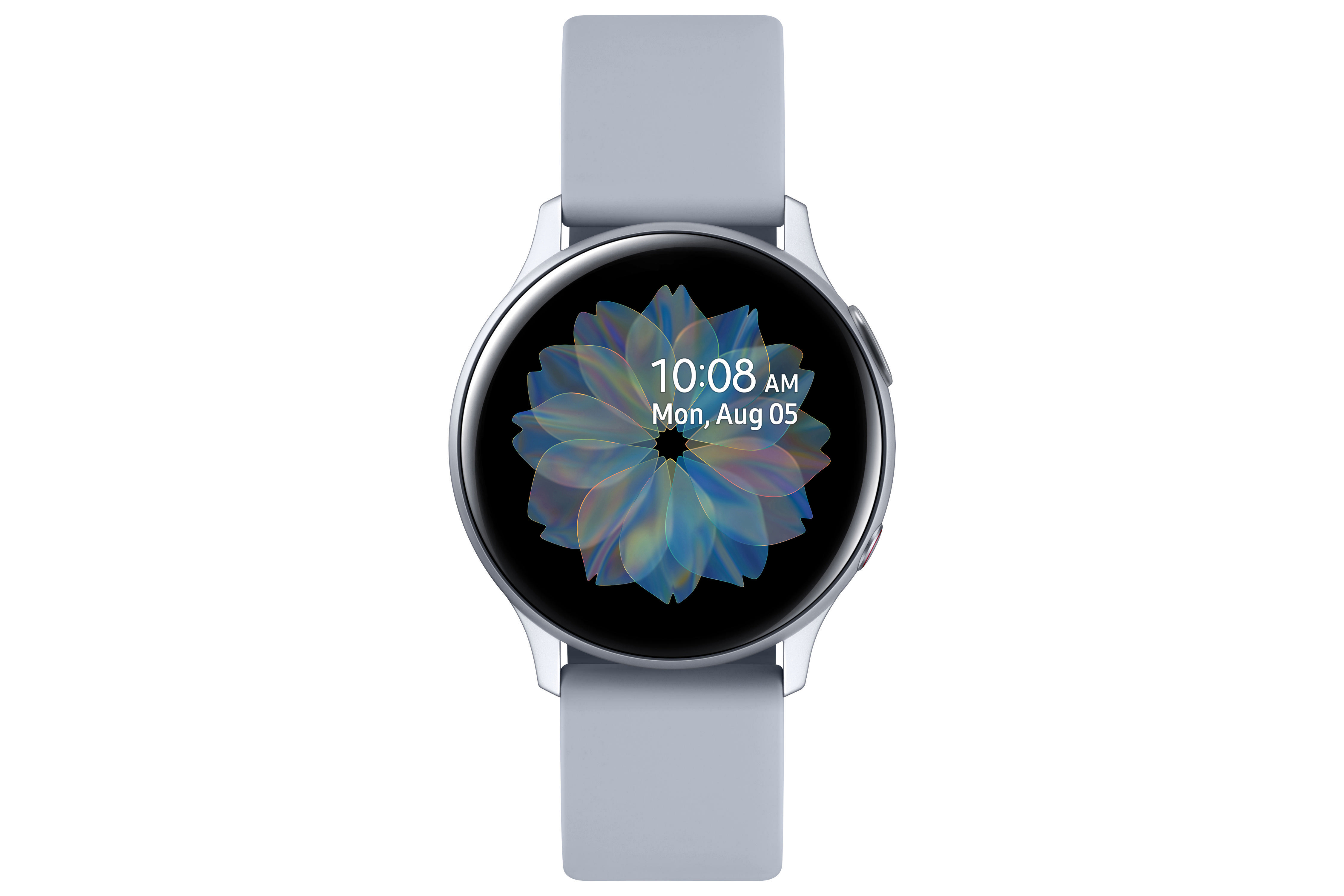 SAMSUNG Galaxy Watch Active2 40 Cloud LTE Silver Fluorkautschuk-Armband, Aluminium Smartwatch S/M, mm
