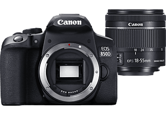 CANON EOS 850D Body + EF-S 18-55mm f/4-5.6 IS STM - Appareil photo reflex Noir