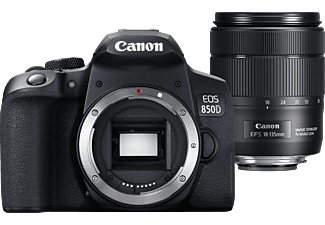 CANON EOS 850D Body + EF-S 18-135mm f/3.5-5.6 IS USM - Spiegelreflexkamera Schwarz