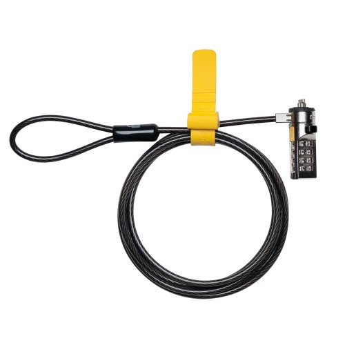 Kensington Pack de 25 candados de combinación seriados para portátil: plateado cable antirrobo