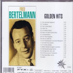 CD-Cover mit einem Porträt von Fred Bertelmann und einer Titelliste.