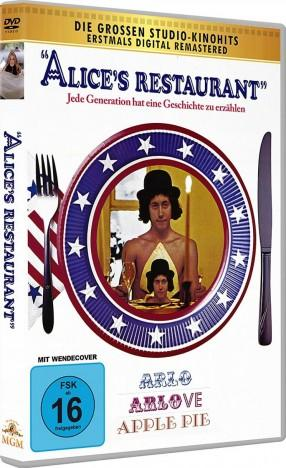 Filmcover für 'Alice's Restaurant' mit Filmtitel, Hauptdarsteller und Bewertung.