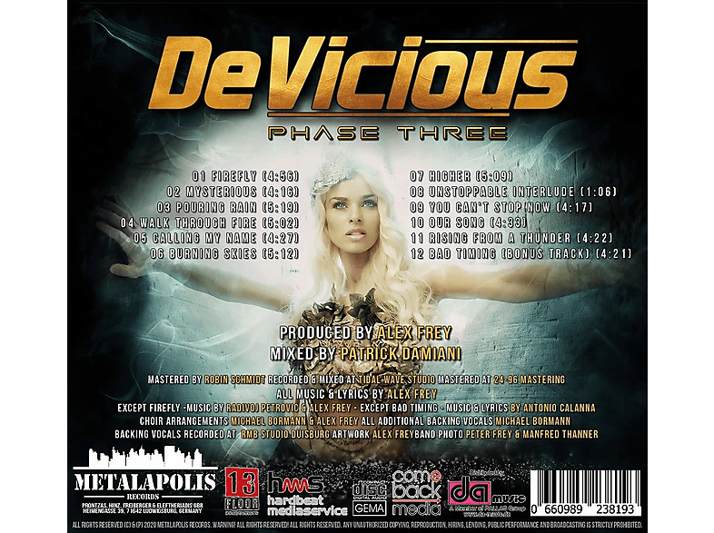 Thumbnail - Devicious - Phase Three (CD)