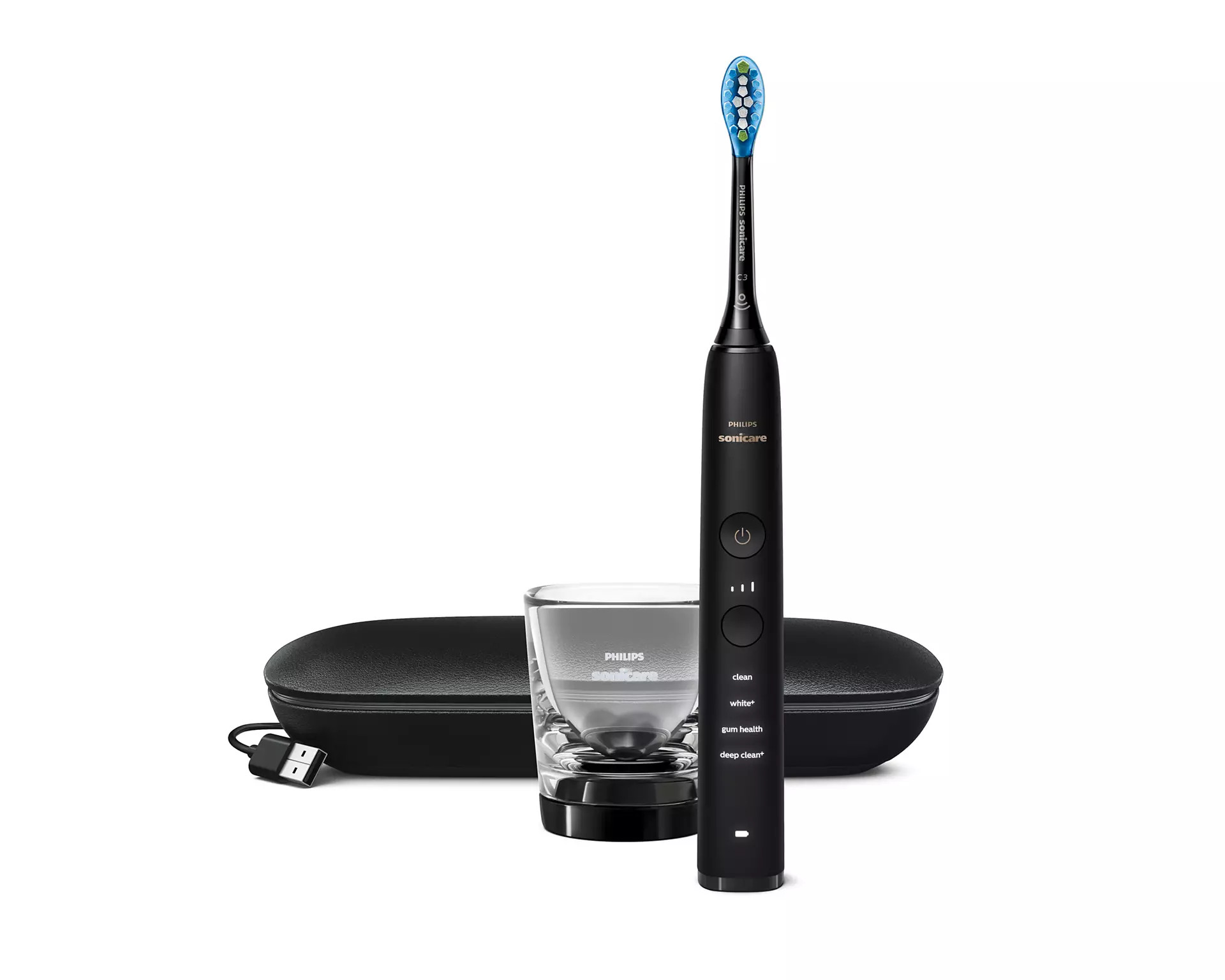 PHILIPS Sonicare DiamondClean 9000 HX9911/09 Szónikus elektromos fogkefe, fekete