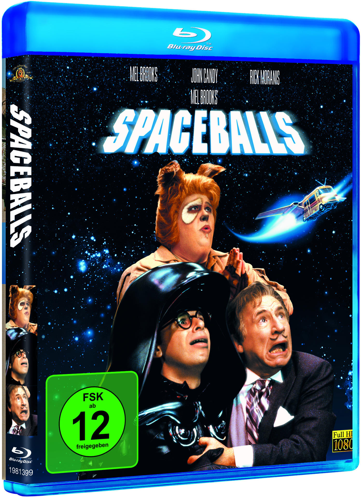 DVD-Hülle des Films Spaceballs, ein Comedy-Film.