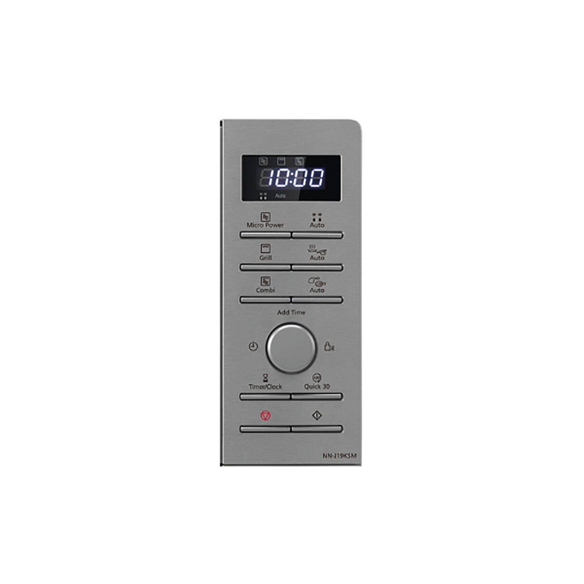 Microondas - Panasonic NNJ19KSMEPG, Microondas 800 W, 20 l, 5 Potencias, Grill, Libre Instalación, Inox