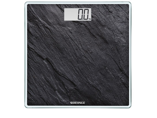 Soehnle De Baño style sense compact 300 slate peso digital con pantalla lcd balanza apagado y encendido 180kg efecto