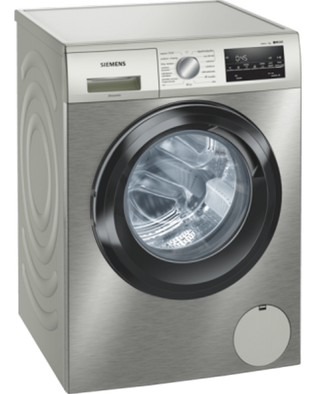 Lavadora carga frontal - Siemens WM14UT6XES, 9 kg, 1400 rpm, 14 Programas, Programable, Inox