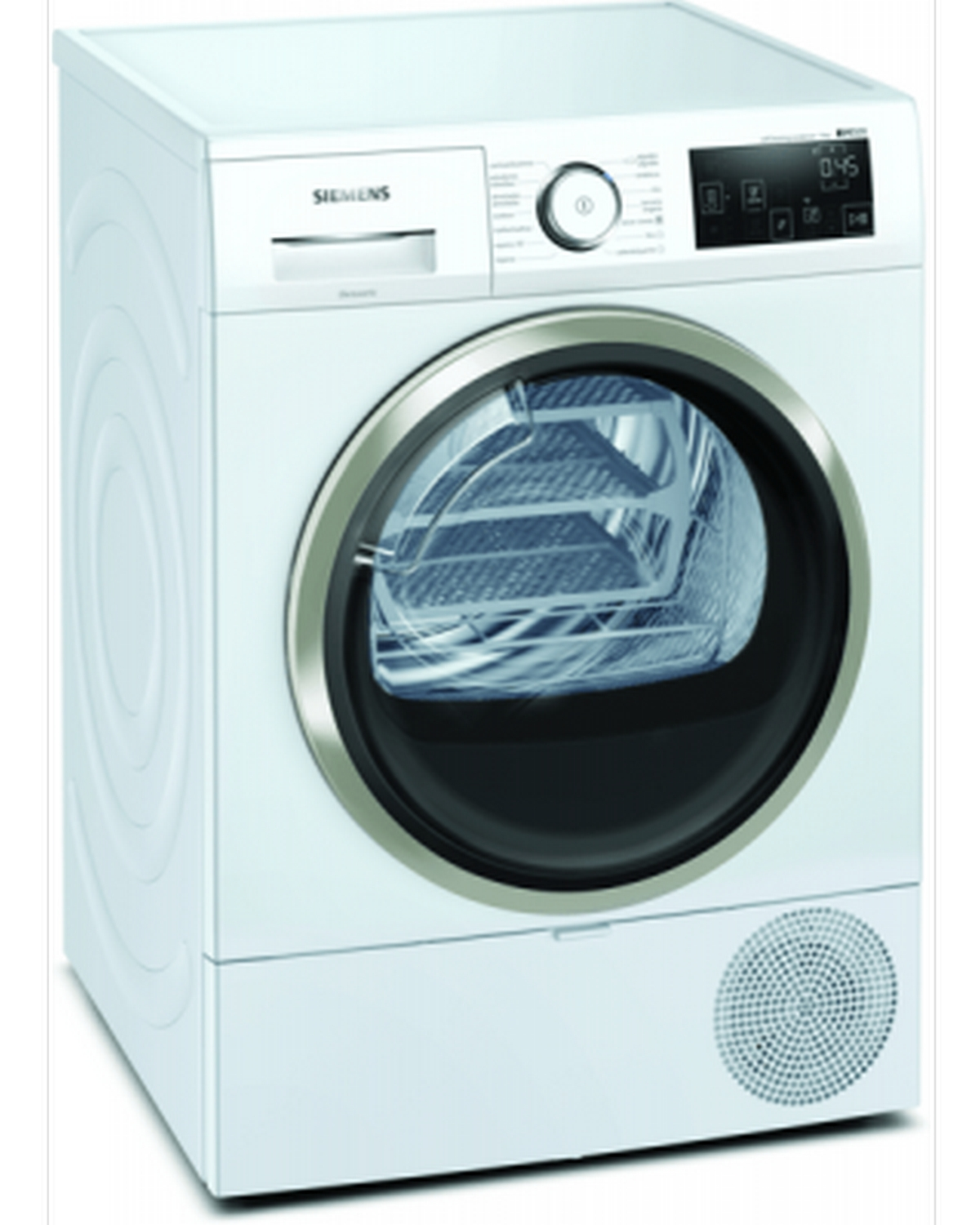 Secadora - Siemens WT47URH1ES, Bomba de calor, 8 kg, Home Connect, 14 programas, LED táctil, Blanco