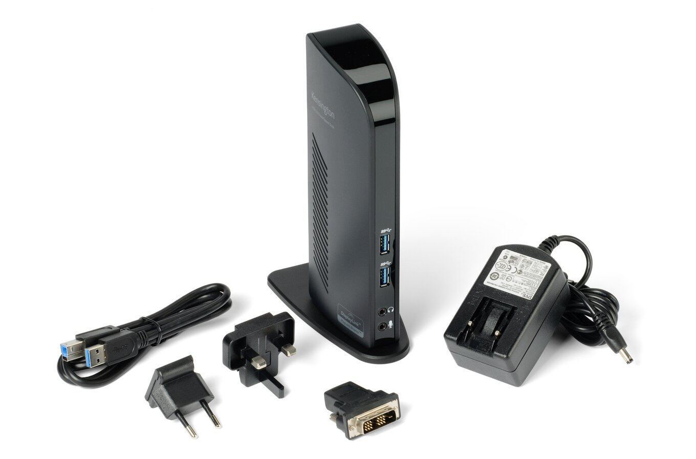 Base de carga - Kensington sd3500v, USB 3.0, Gigabit Ethernet, color negro