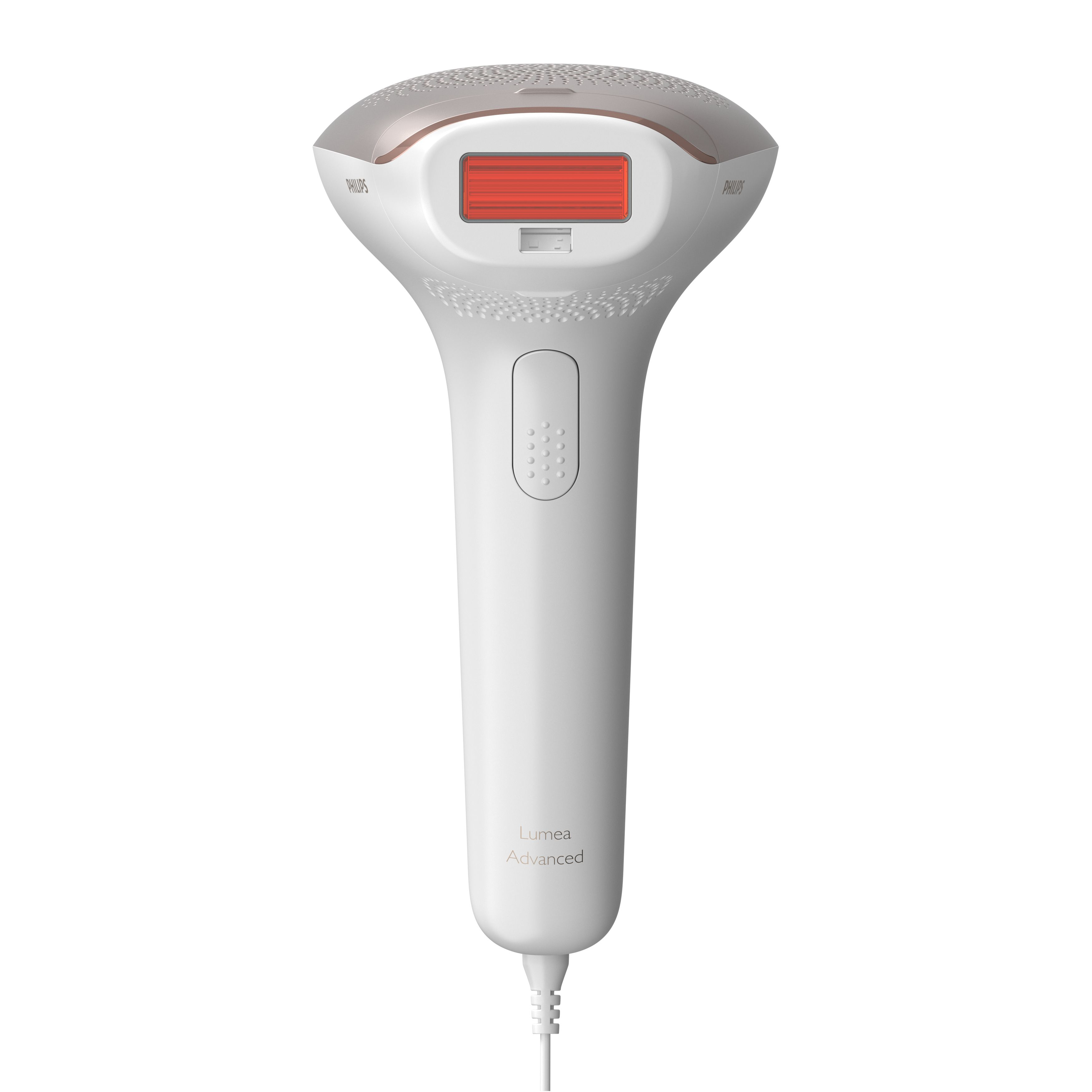 White Philips Lumea Advanced IPL hair removal device.