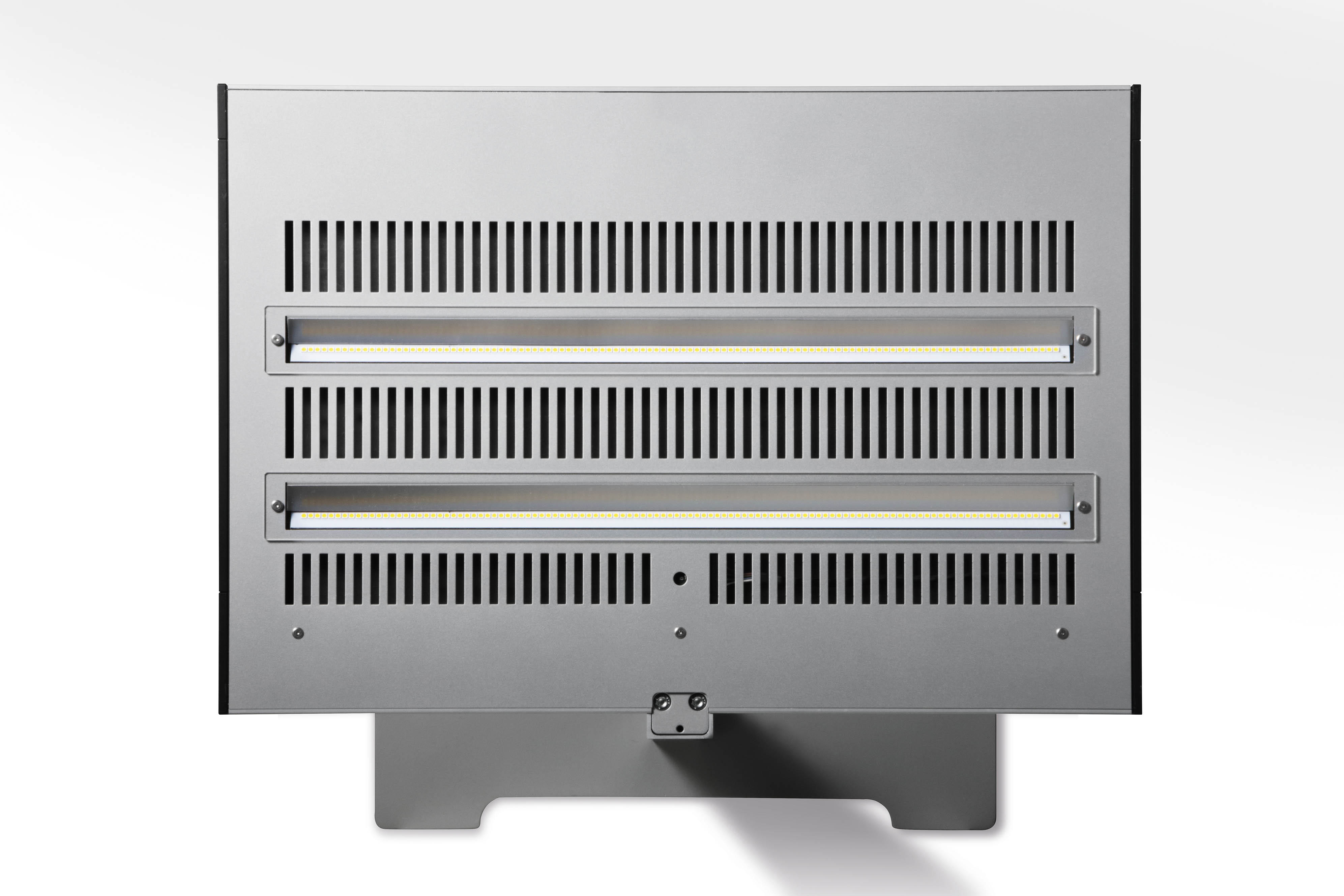 LUCTRA Vitawork12 Sym. Mit Sensorik Stehleuchte, Silber/Schwarz