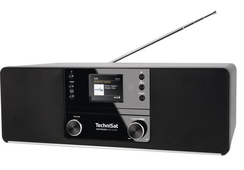 TECHNISAT DIGITRADIO 370 CD BT DAB+ Radio, DAB+, AM, FM, Bluetooth, Schwarz  DAB/DAB+ Radios | MediaMarkt