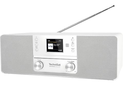 TECHNISAT DIGITRADIO 370 CD BT DAB+ Radio, DAB, DAB+, AM, FM, Bluetooth, Weiß  DAB/DAB+ Radios | MediaMarkt