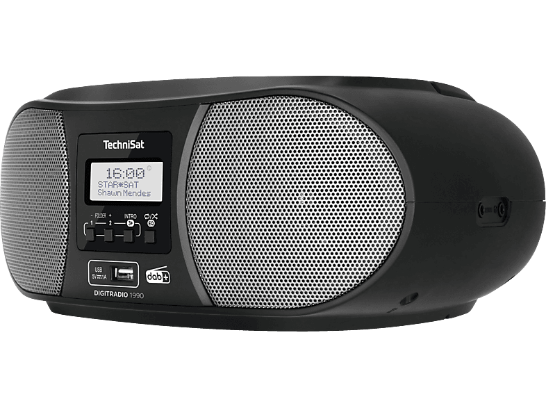 TECHNISAT DIGITRADIO 1990 DAB+ Radio, Schwarz