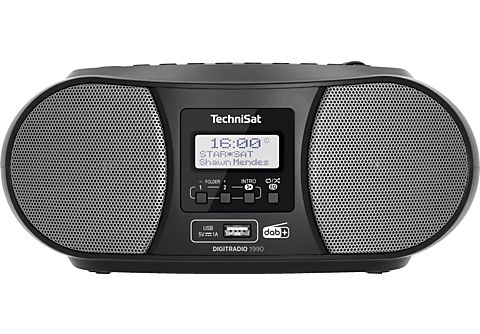 DAB+ Radio TECHNISAT DIGITRADIO 1990 DAB+ Radio, Schwarz | MediaMarkt