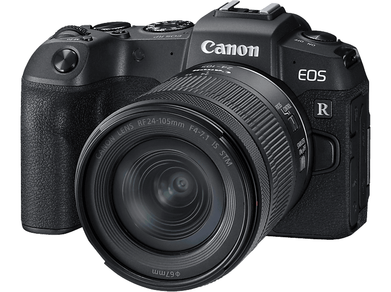 CANON EOS RP Body + RF 24-105mm f/4-7.1 IS STM - Systemkamera Schwarz