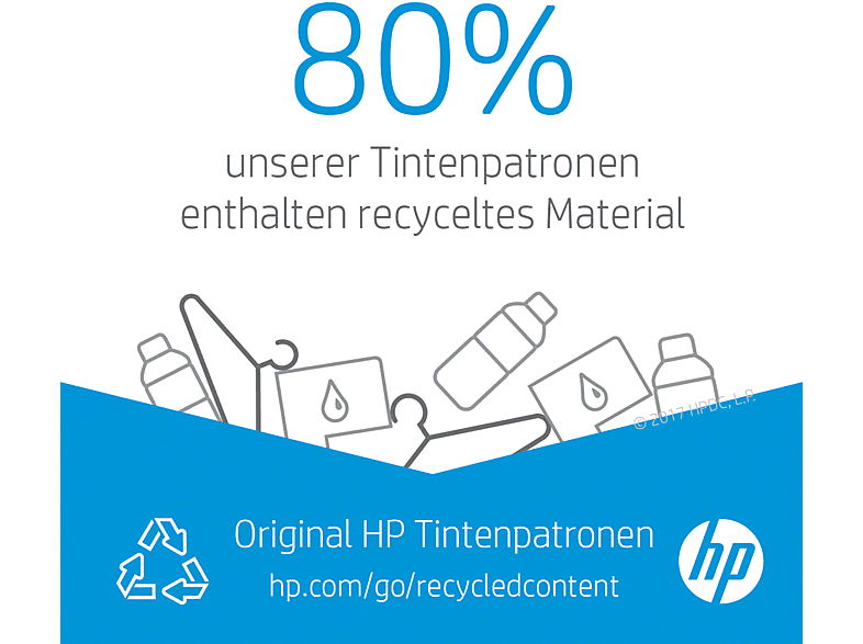 Thumbnail - HP 301XL Tintenpatrone Cyan/Magenta/Gelb (CH564EE)
