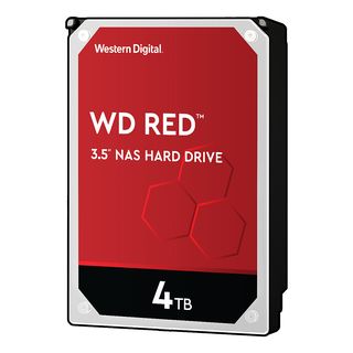WESTERN DIGITAL WD Red NAS Hard Drive - Disque dur (HDD, 4 TB, Argent/Noir)