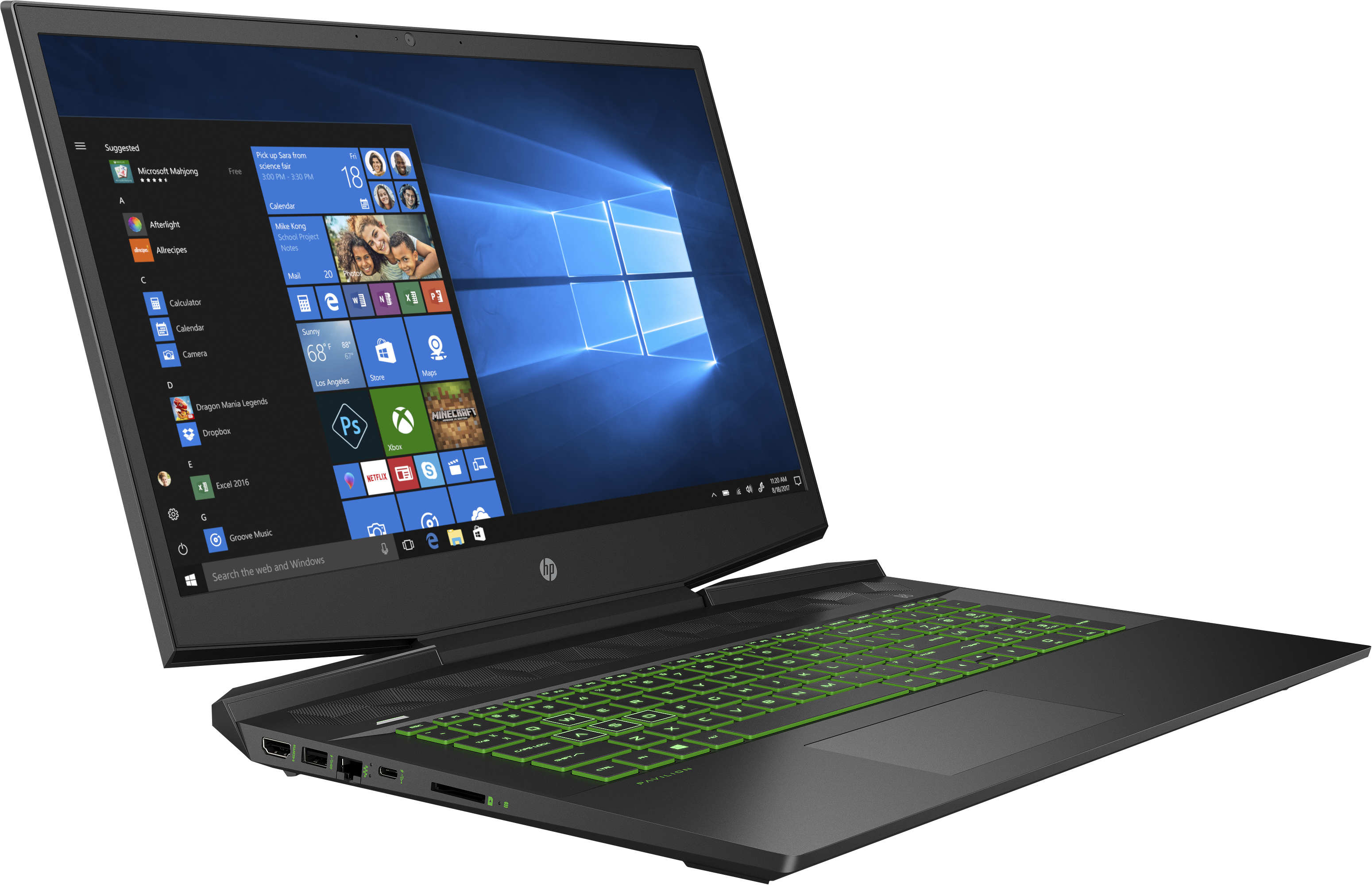 HP Pavilion 17-cd0310ng - 17,3 Zoll - Intel® Core™ i5 i5-9300H - 8 GB - 512 GB - NVIDIA GeForce® GTX 1650 - Windows 10 Home (64 Bit)