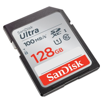 SANDISK Ultra, SDXC Speicherkarte, 128 GB, 100 MB/s