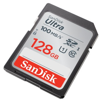 SANDISK Ultra, SDXC Speicherkarte, 128 GB, 100 MB/s