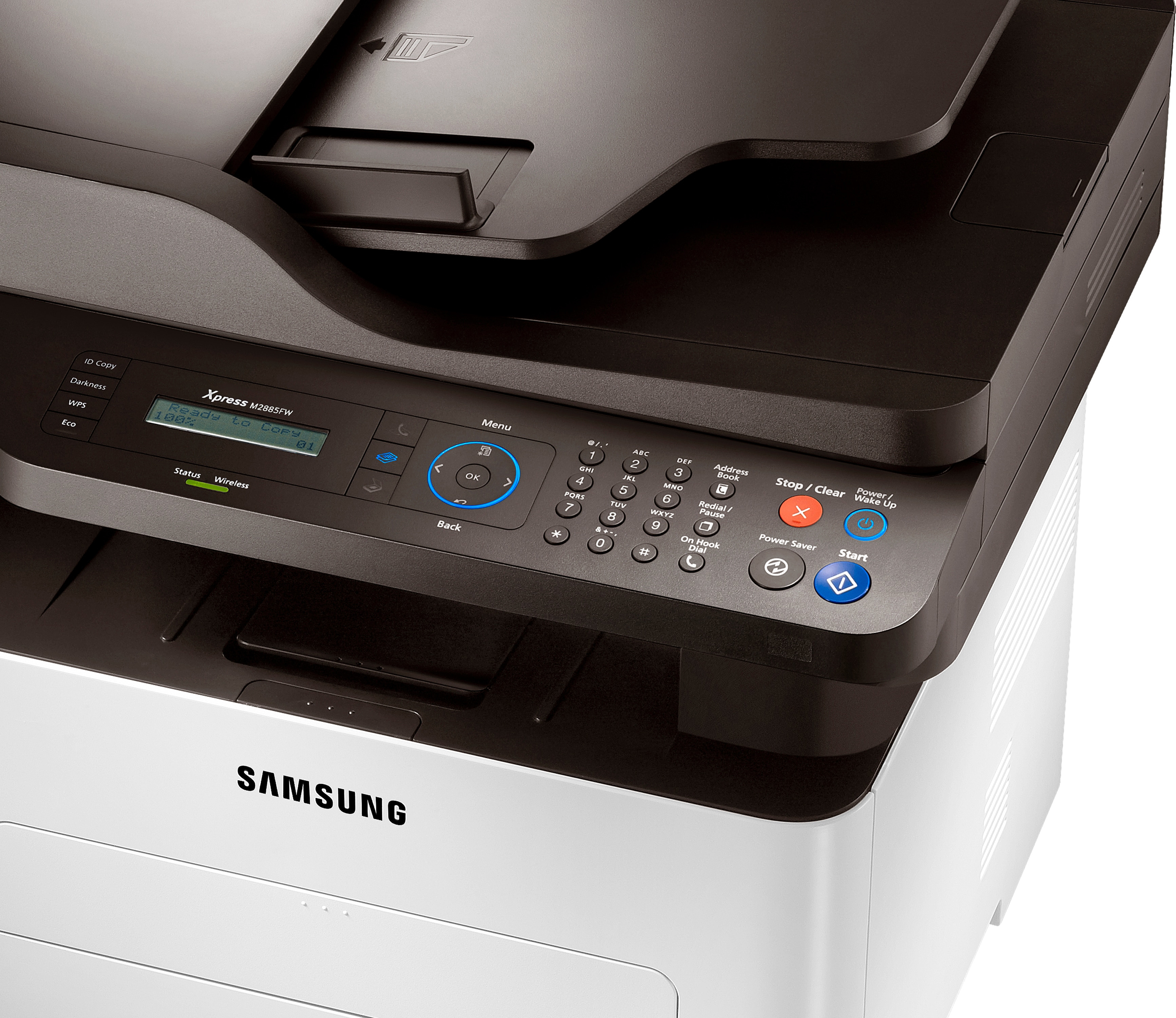 SAMSUNG Xpress M2885FW Elektrografie mit Halbleiterlaser 4-in-1 Monolaser-Multifunktionsdrucker WLAN Netzwerkfähig