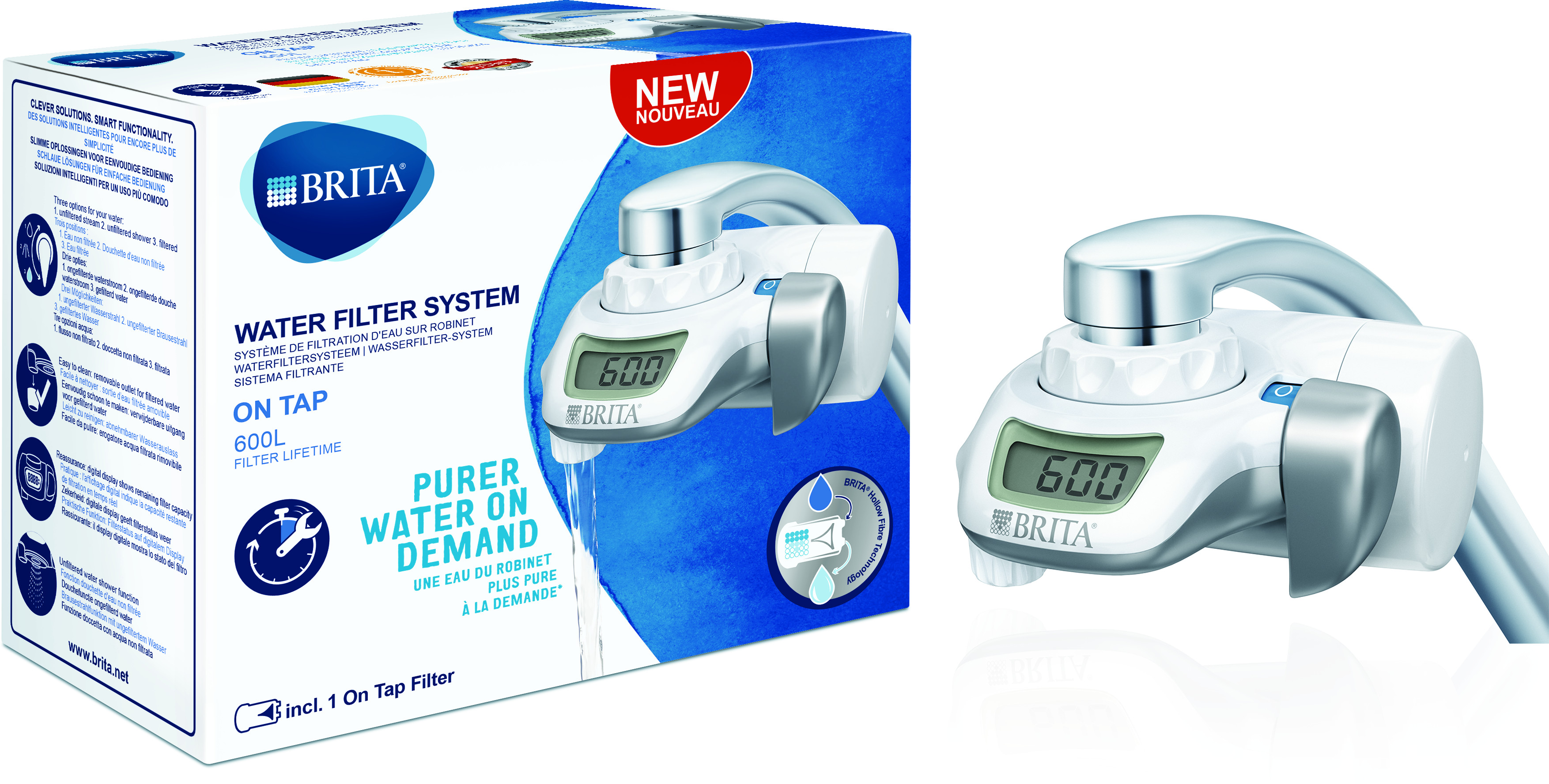 BRITA Waterfiltersysteem On Tap | voor op de kraan (1037001