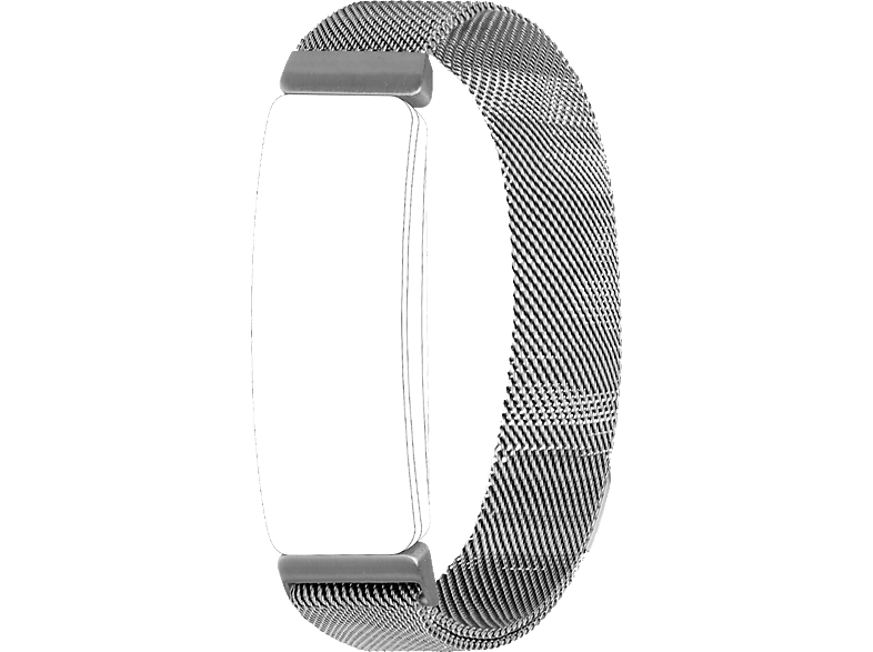 Silber Mesh, Ersatz-/Wechselarmband, Fitbit, TOPP