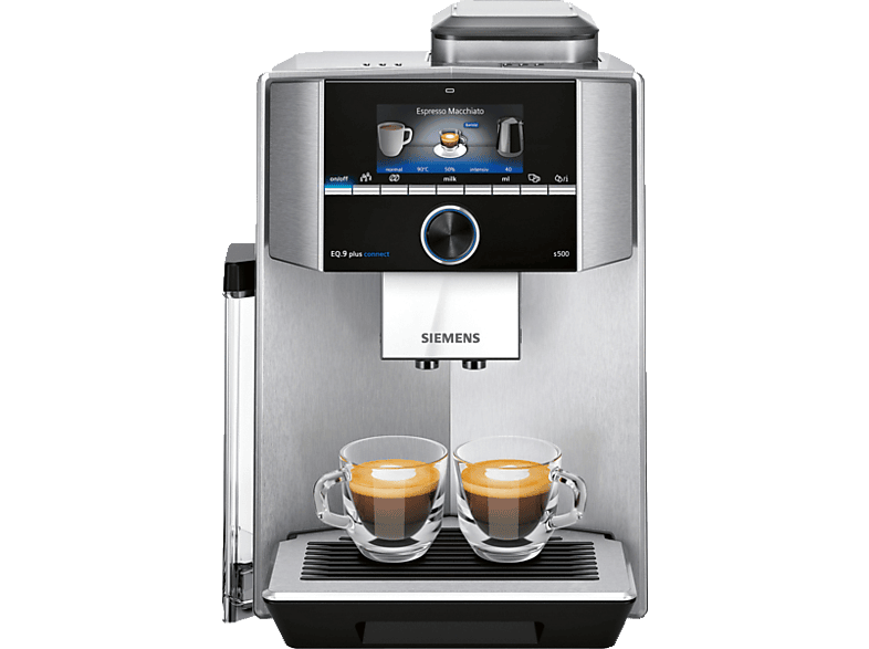 SIEMENS TI9558X1DE plus s500 connect EQ.9 Edelstahl Kaffeevollautomat