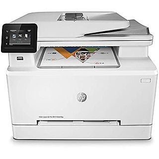 Impresora multifunción - HP Color LaserJet Pro M283fdw, 22 ppm, 600 x 600 ppp, Fax a color, USB, Blanco