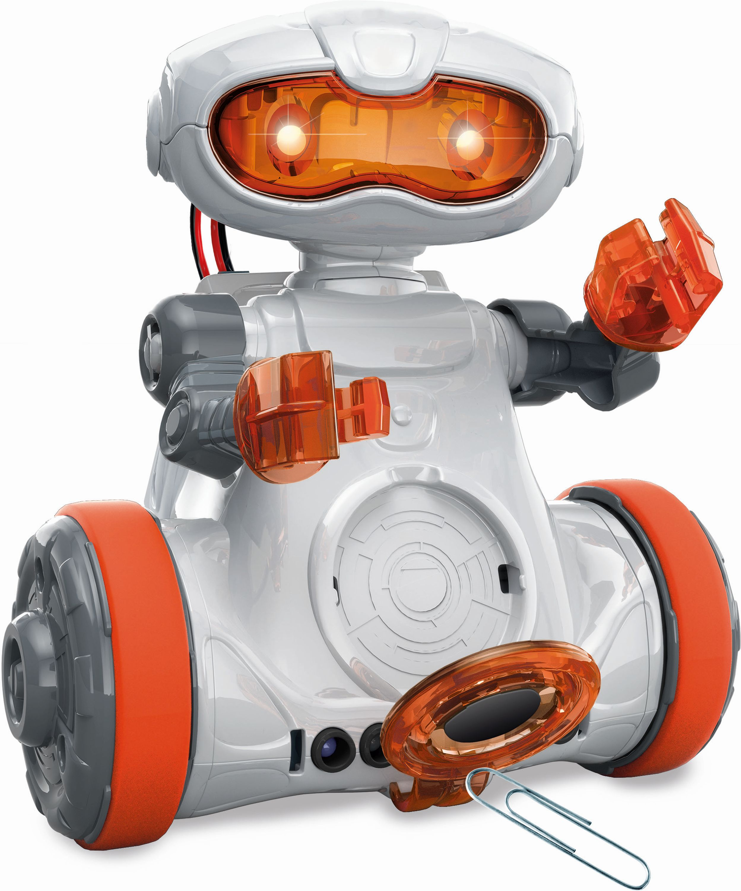5 MC Weiß/Orange Lernroboter, Galileo Mein - Roboter GALILEO