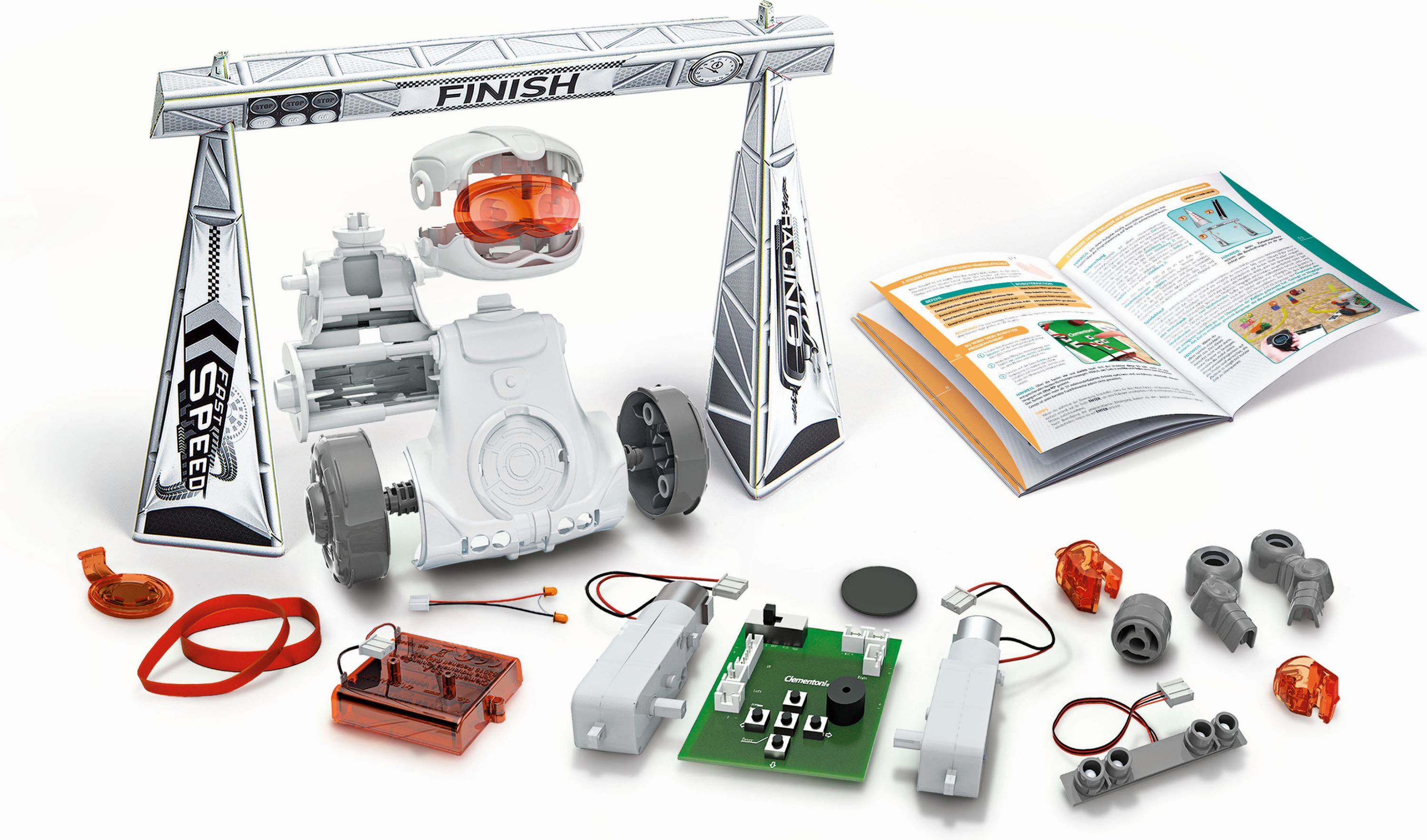 GALILEO Galileo - Mein Roboter MC 5 Lernroboter, Weiß/Orange