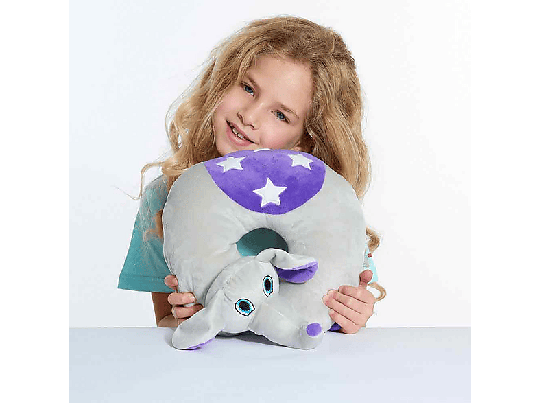 TRAVEL BLUE Flappy der Elefant Kindernackenkissen