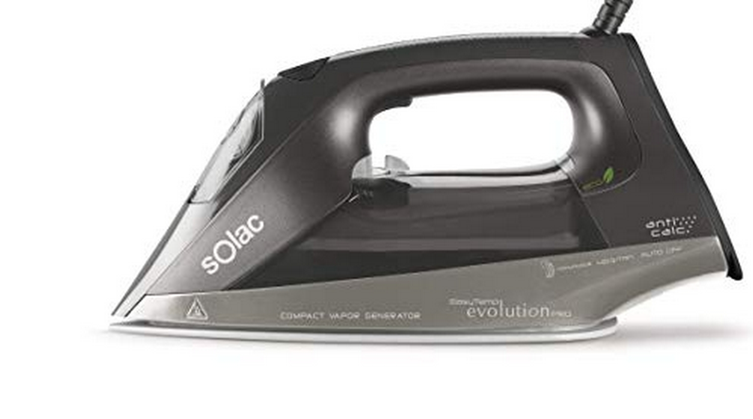 Plancha Solac Easy temp evolution s91868300 cvg9508centro de compacto elimina bacterias autocontrol system 2400 w multicolor vapor cvg9508 2400w 45 gmin 3 programas coridium 45gmin