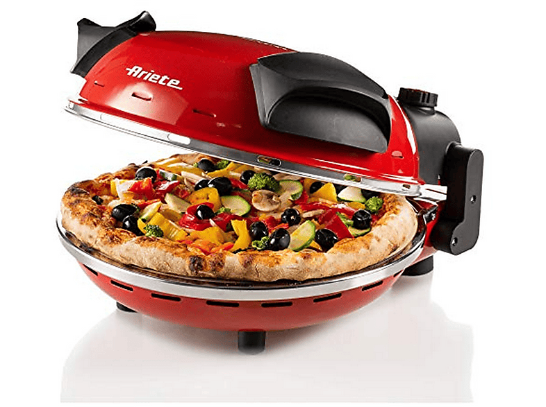 REACONDICIONADO Seminuevo Muy bueno Mini horno - Ariete Da Gennaro, Para pizza, 1200W, Rojo