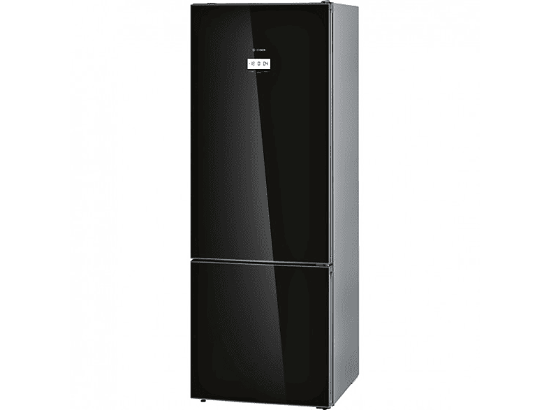 Frigorífico combi - Bosch KGN39LBE5, No Frost, 366 l, Independiente, Cajón VitaFresh Plus, 39 dB, A++, Negro