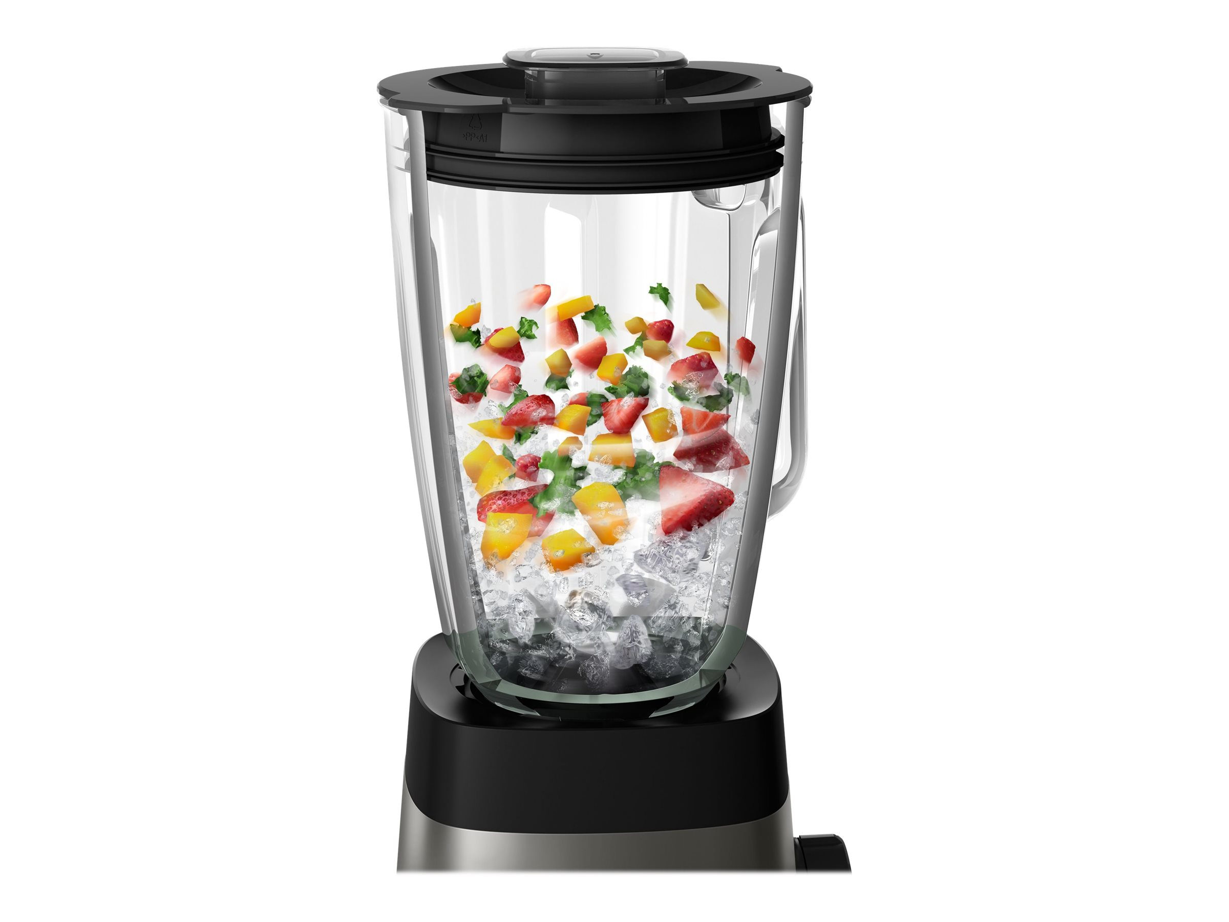 PHILIPS HR3573/90P RO BLEND TO GO, Series 5000 Standmixer (Metallic, 1000 Watt, 1.5 l)