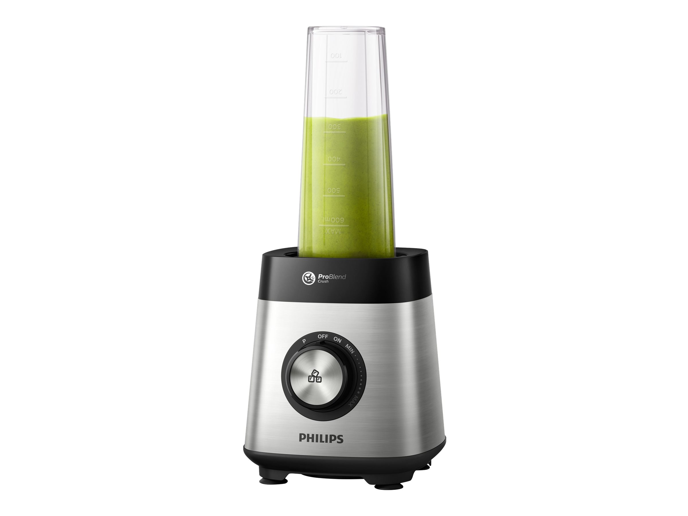 PHILIPS HR3573/90P RO BLEND TO GO, Series 5000 Standmixer (Metallic, 1000 Watt, 1.5 l)