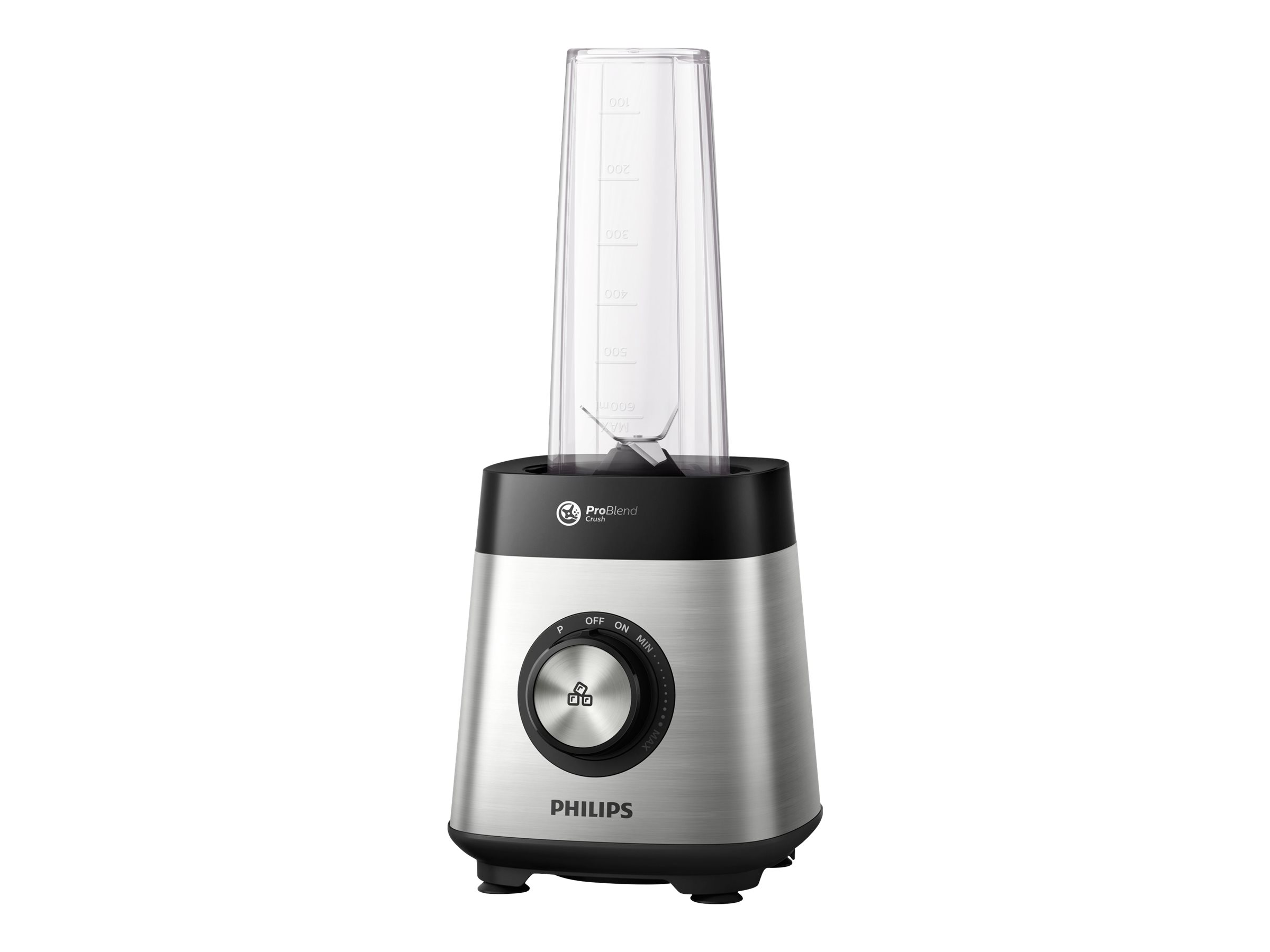 PHILIPS HR3573/90P RO BLEND TO GO, Series 5000 Standmixer (Metallic, 1000 Watt, 1.5 l)