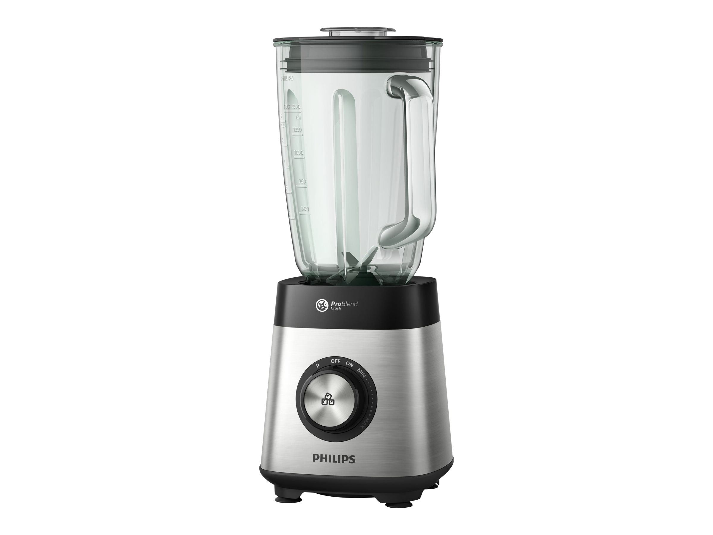 PHILIPS HR3573/90P RO BLEND TO GO, Series 5000 Standmixer (Metallic, 1000 Watt, 1.5 l)