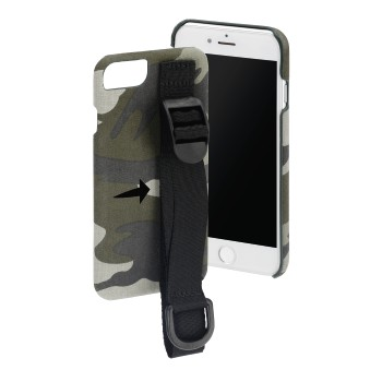 HAMA Camouflage Strap, Backcover, Apple, Grün/Schwarz iPhone iPhone 6, 6s, iPhone iPhone 8, 7
