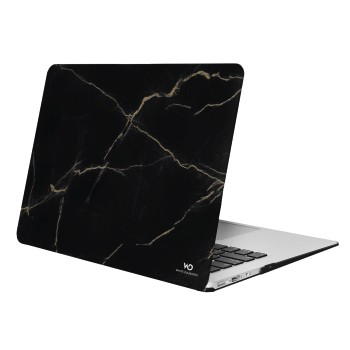 WHITE DIAMONDS Marble Notebooktasche Backcover für Apple, Schwarz
