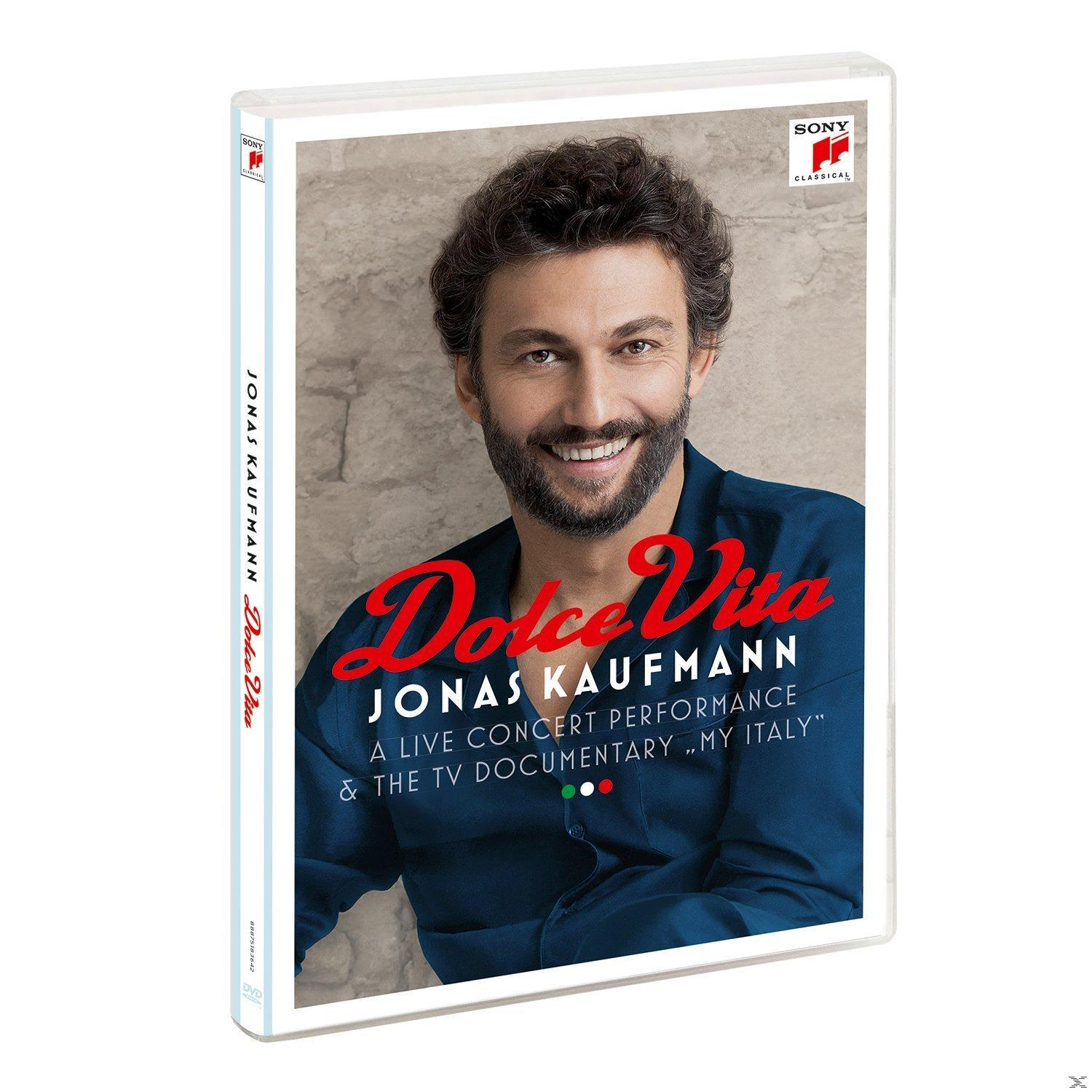 DVD tok egy mosolygó férfi portréjával. Cím: Dolce Vita.